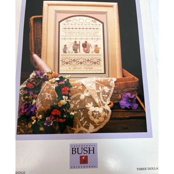 Shepherds Bush Printworks Devon Hedge Cross Stitch Pattern - Picture 2 of 3